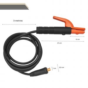 Manguera de Soldadura Porta Electrodo Completa