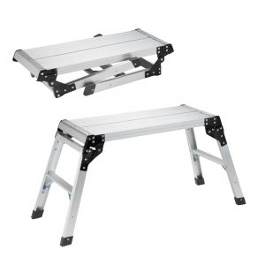 Plataforma de trabajo plegable de aluminio